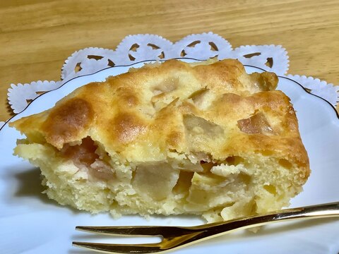 ワンボールで混ぜるだけ!!りんごケーキ◎